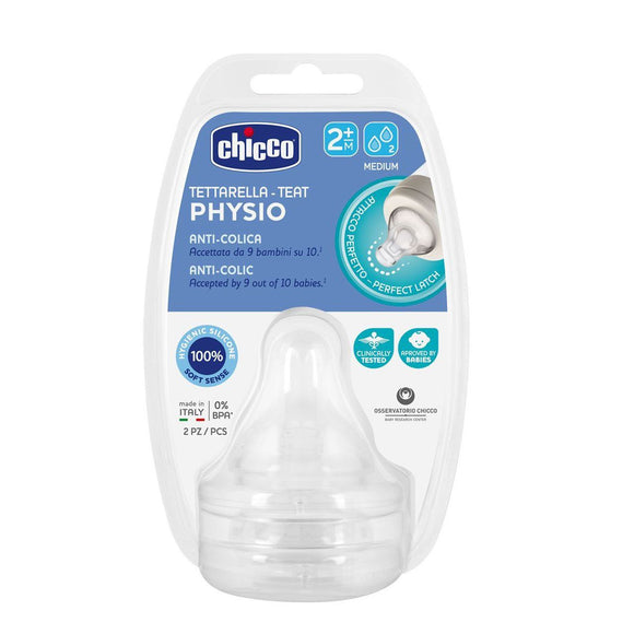 Chicco Teats Perfect 2 M+ Medium Flow