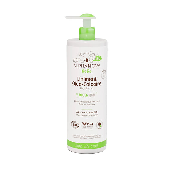 Alphanova Bébé Organic Liniment Oleo Calcaire - 500 ml