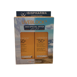 Isispharma UVEBlock Fluid Invisible Dual Pack