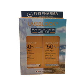 Isispharma UVEBlock Fluid Tinted Dual Pack