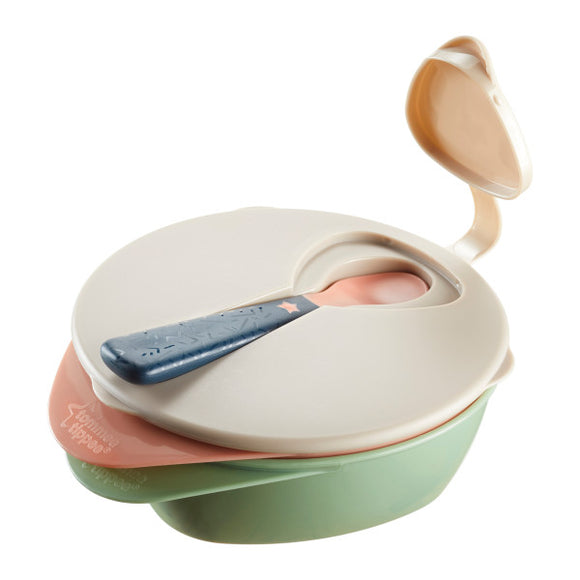 Tommee Tippee X2 Easi-Scoop Feeding Bowl With Spoon 6M+