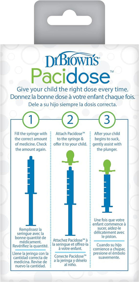 Dr Brown's Pacidose Pacifier & Liquid Baby Medicine Dispenser