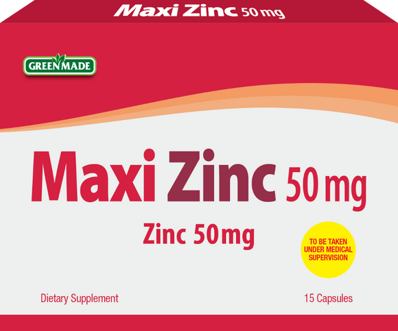 Green Made Maxi Zinc 50 mg - 15 Capsules
