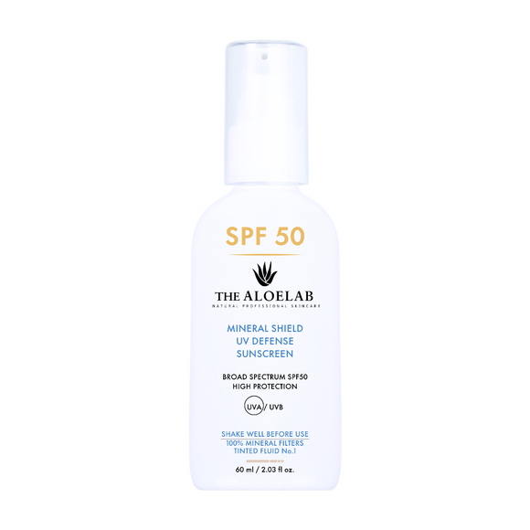 AloeLab Tinted Mineral Shield UV Defense Sunscreen SPF 50 - 60 ml