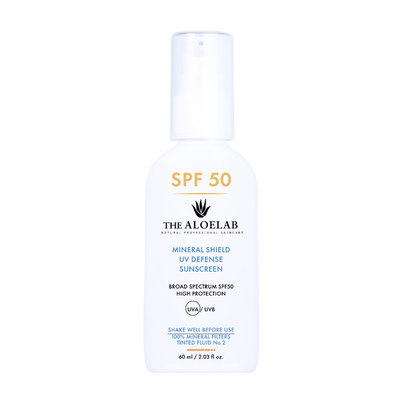 AloeLab Tinted Mineral Shield UV Defense Sunscreen SPF 50 - 60 ml