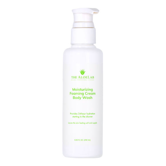 AloeLab Moisturizing Foaming Cream Body Wash - 250 ml
