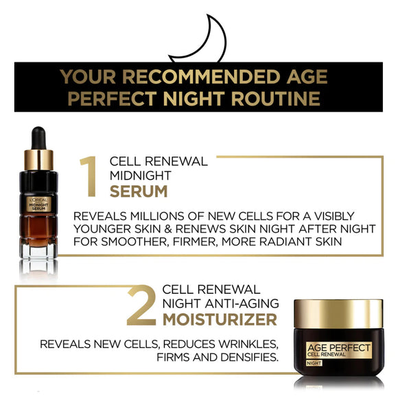 L'oreal Age Perfect Cell Renew Midnight Serum - 30 ml