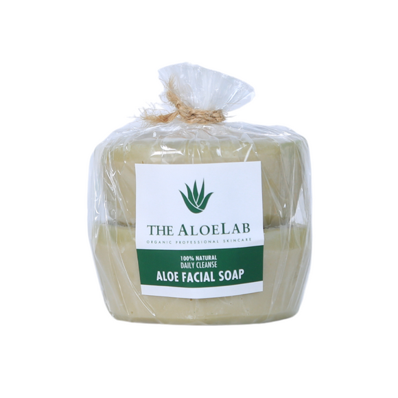 AloeLab Daily-cleanse, Aloe Facial Soap, Pack Of Two
