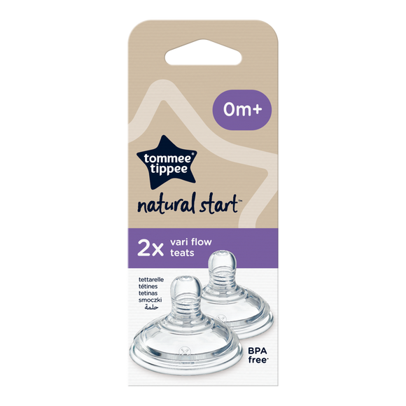 Tommee Tippee Natural Start Teats - 2 Pieces