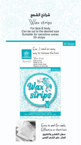Deez Wax Strips - 20 strips
