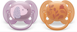 Avent 2 Deco Ultra Soft Soothers 6-18 M