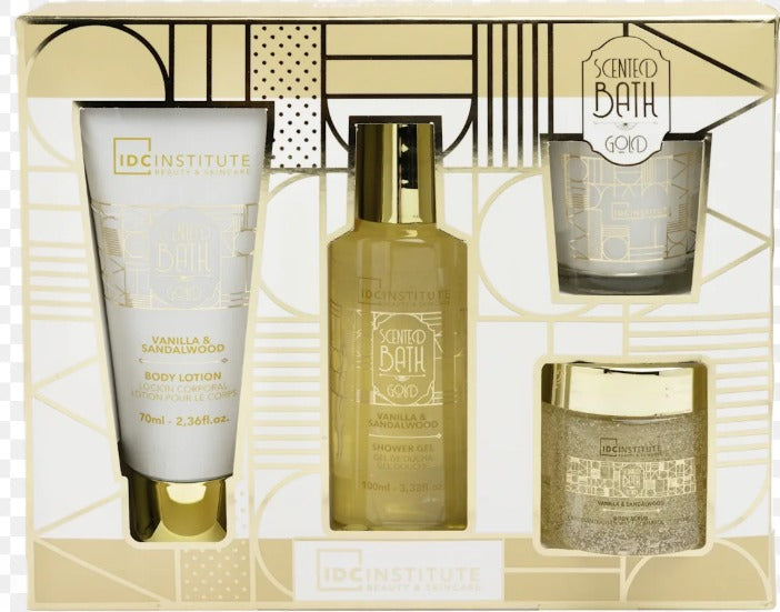 IDC Institute Scented Bath Gold Set | GLOW55