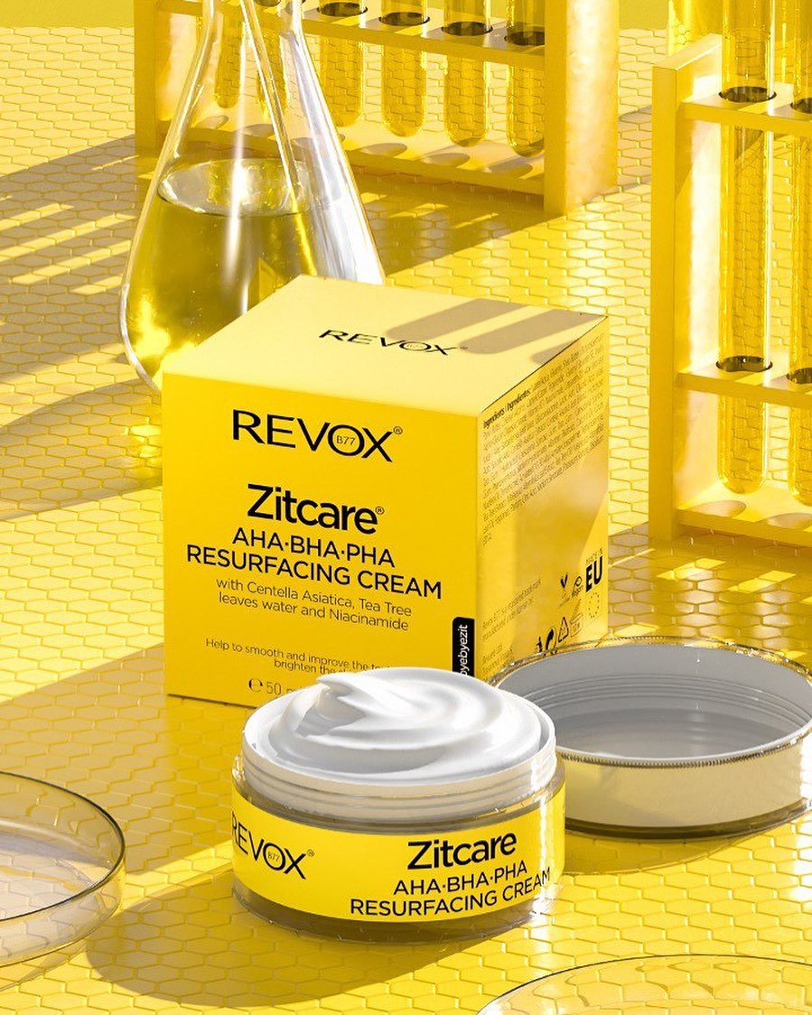 Revox Zitcare AHA BHA PHA Resurfacing Cream - 50 ml | GLOW55
