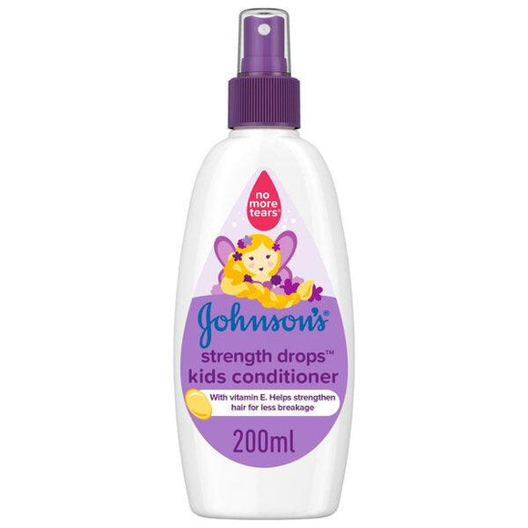 Johnson's Conditioner Spray Strength Drops Kids - 200 ml