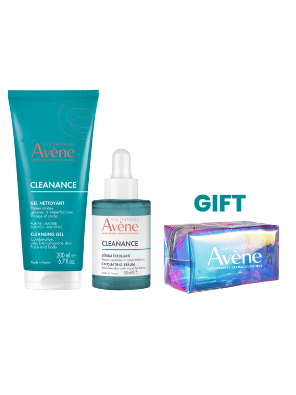 Avene Cleanance Gel With Serum Bundle