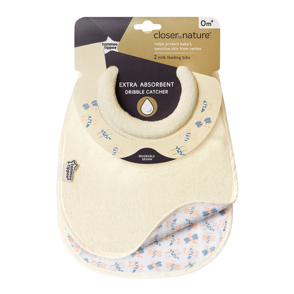 Tommee Tippee Feeding Bibs 2 Pieces 0m+