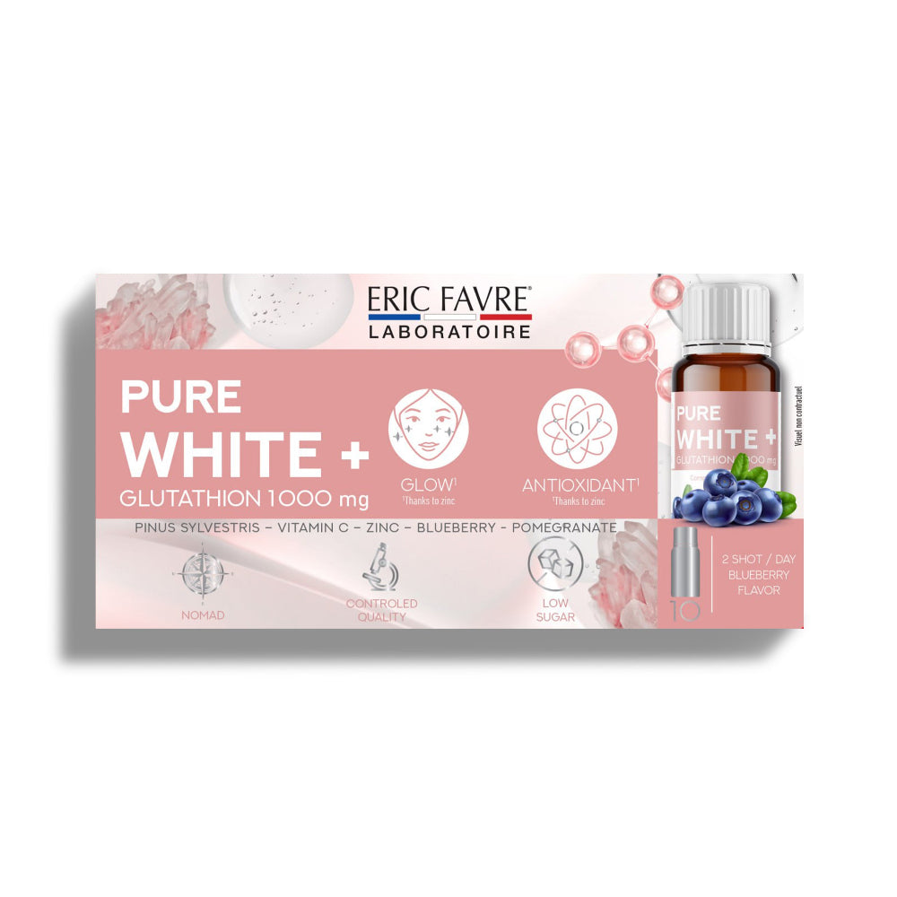Pure White + Glutathion - 10 Drinkable Shots | GLOW55