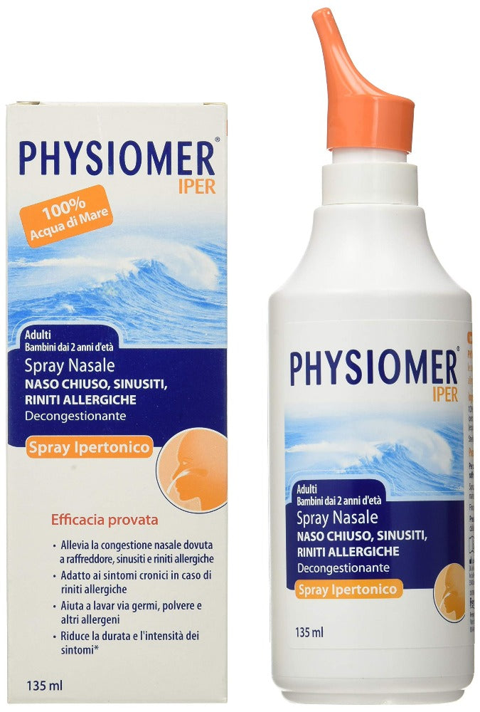  Physiomer Hypertonic Nasal Spray Eucalyptus for Kids 6+ -  Adults 20ml