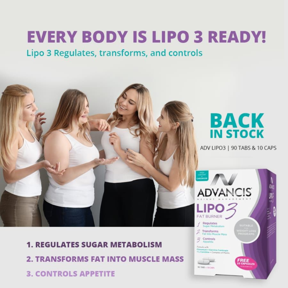 Advancis Lipo 3 Fat Burner - 90 Tablets
