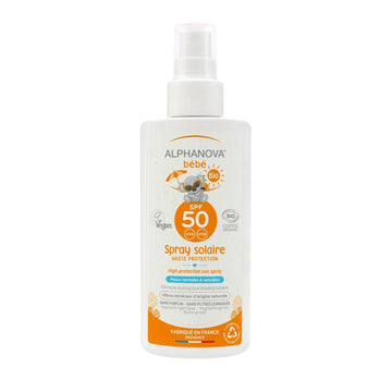 Alphanova  Bébé Organic Hypoallergenic Baby Sun Spray SPF 50 - 125 ml