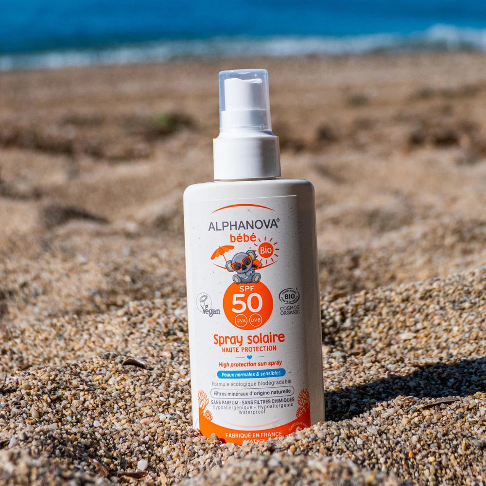 Alphanova  Bébé Organic Hypoallergenic Baby Sun Spray SPF 50 - 125 ml