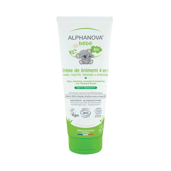 Alphanova Bébé Organic Liniment Cream 4in1 - 200 ml
