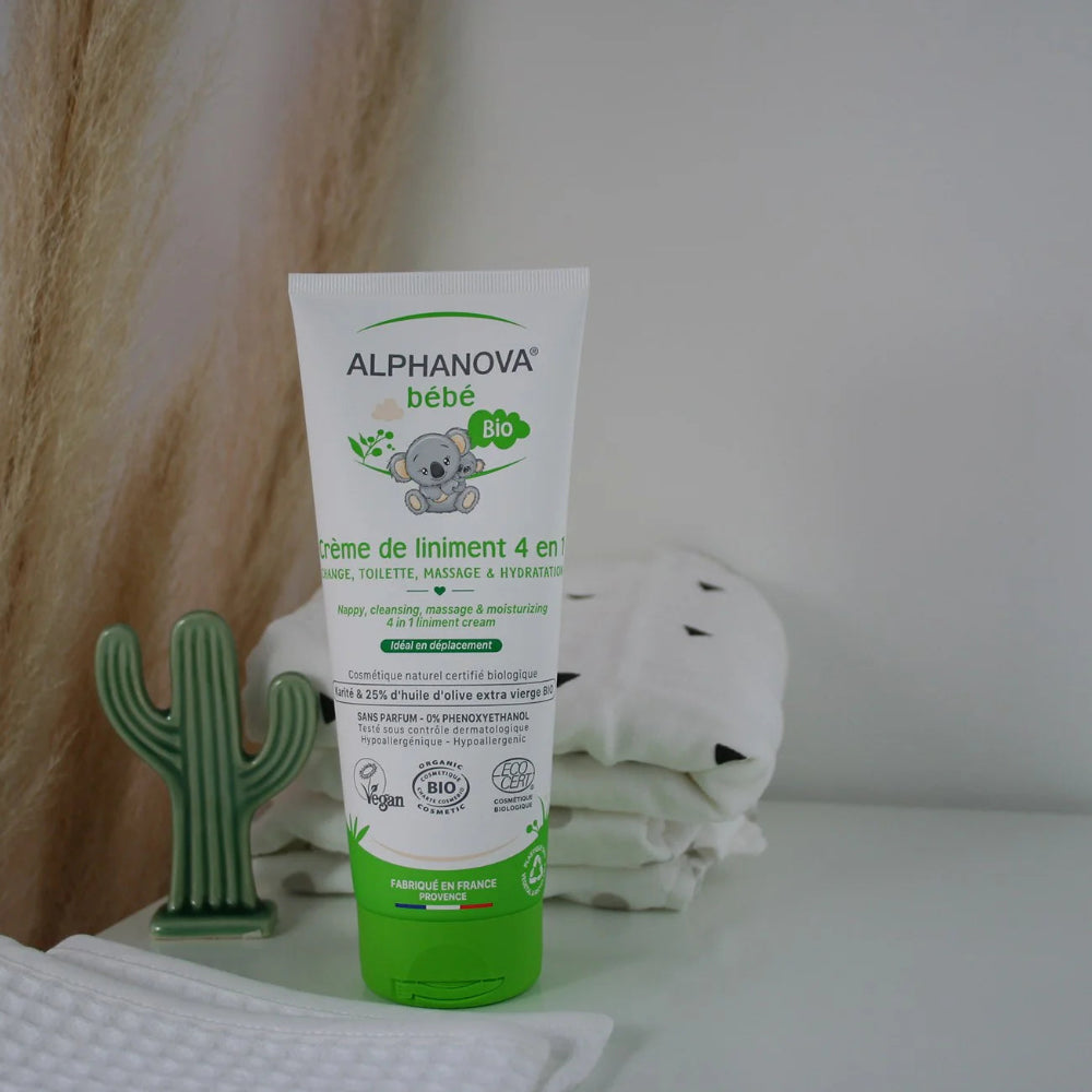 Alphanova Bébé Organic Liniment Cream 4in1 - 200 ml - 0