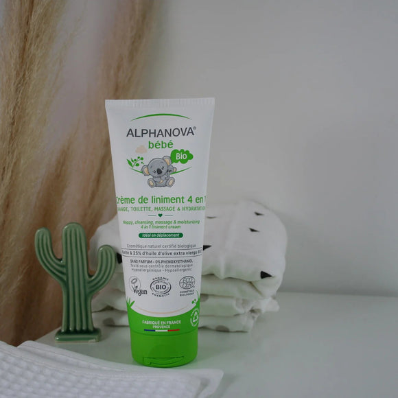 Alphanova Bébé Organic Liniment Cream 4in1 - 200 ml