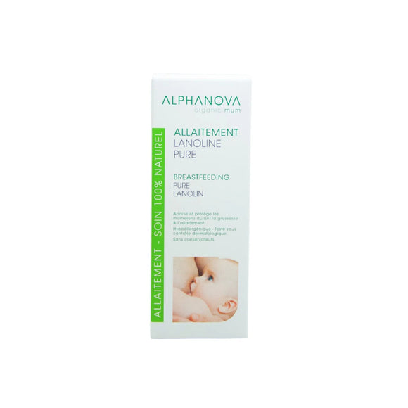 Alphanova Organic Mum 100% Pure Lanolin Breastfeeding Cream - 40 ml
