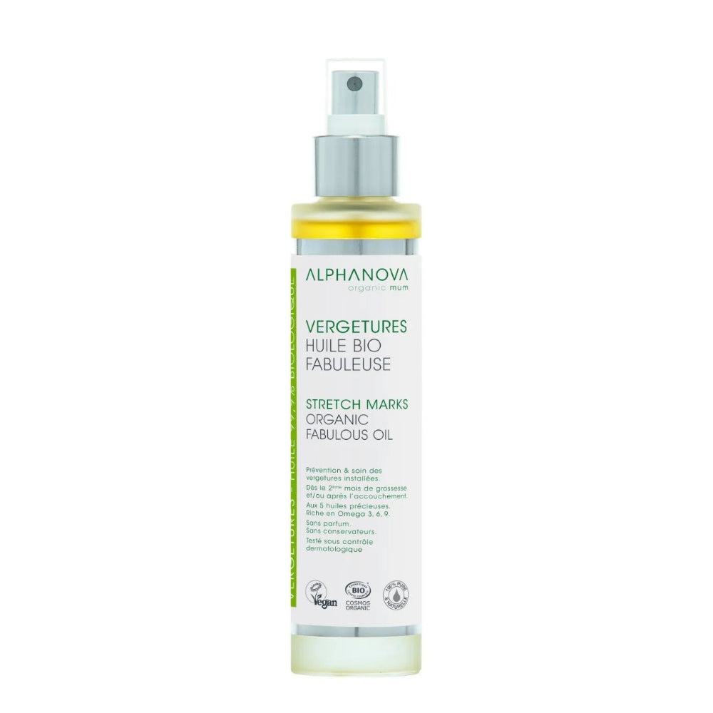 Alphanova Organic Mum Fabulous Organic Stretch Mark Oil - 100ml