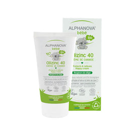Alphanova Bébé Olizinc 40 Baby Nappy Cream - 50 G - 0