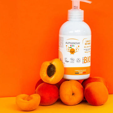 Alphanova Kids Wash Your Hands Organic Hand Wash Apricot- 250 ml - 0