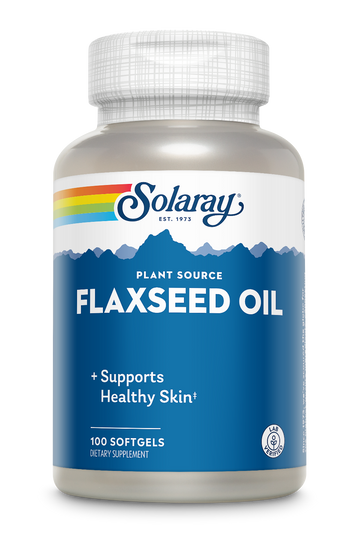 Solaray Flaxseed Oil 1000 mg - 100 Capsules