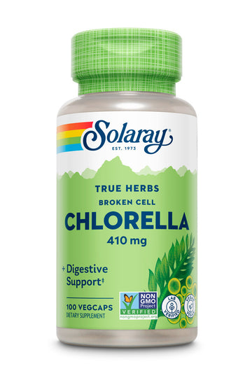 Solaray Chlorella Broken Cell 410 mg - 100 Capsules