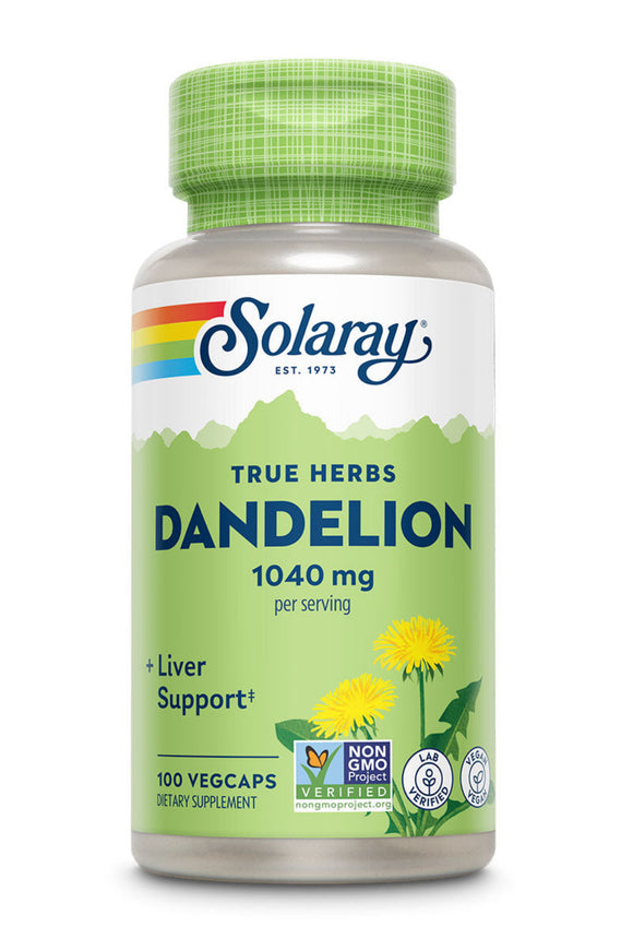 Solaray Dandelion Root 520 mg - 100 Capsules