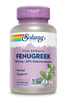 Solaray Fenugreek Seed Extract - 90 Capsules