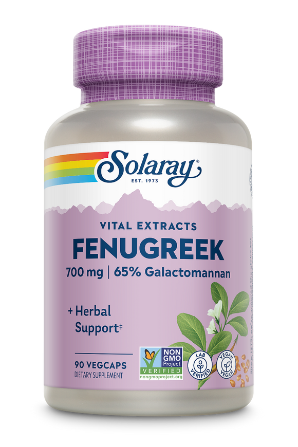 Solaray Fenugreek Seed Extract - 90 Capsules