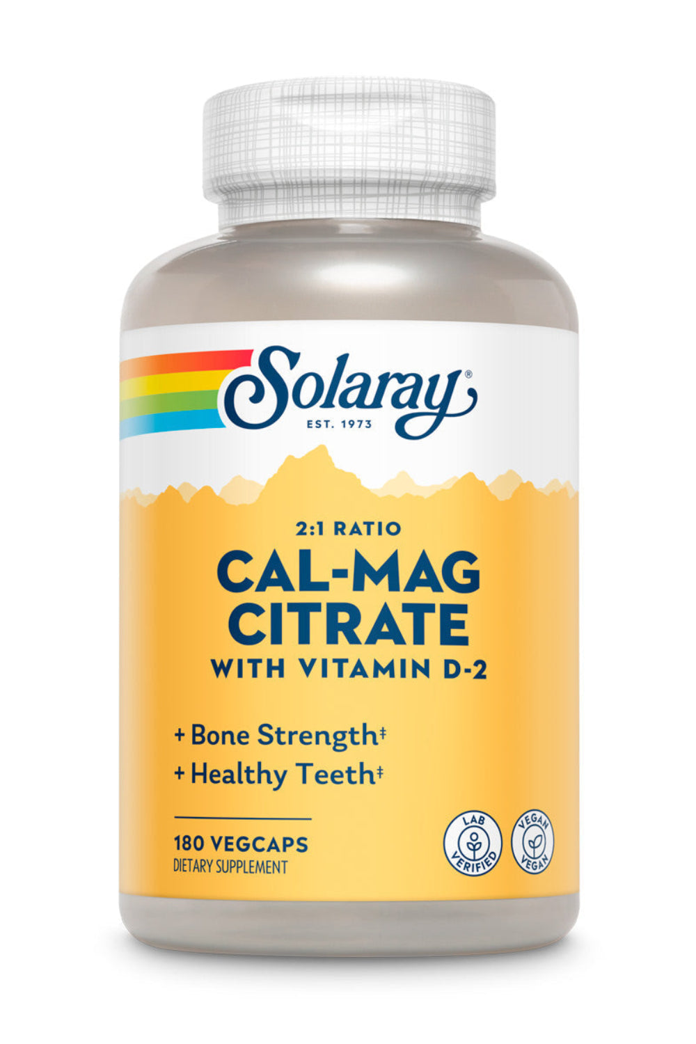 Solaray Cal-Mag Citrate & Vitamin D Ratio 2:1