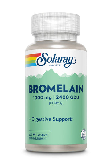 Solaray Bromelain 1000 - 60 Capsules