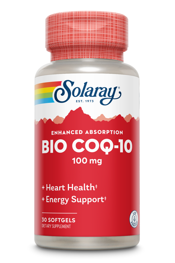Solaray Bio COQ-10 100 mg - 30 Capsules