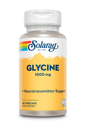 Solaray Glycine Free Form 1000 mg - 60 Capsules