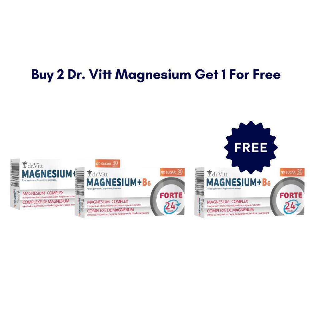 Buy 2 Dr. Vitt Magnesium Get 1 For Free