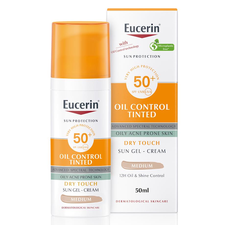 Sun Face Oil Control Tinted Medium Spf 50+