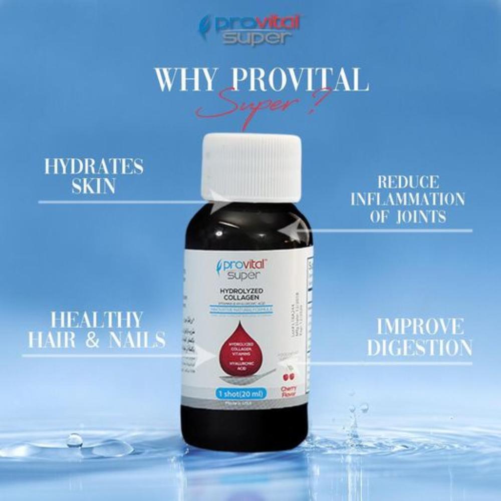 Provital Super Hydrolyzed Collagen - 30 Vials * 20 ml