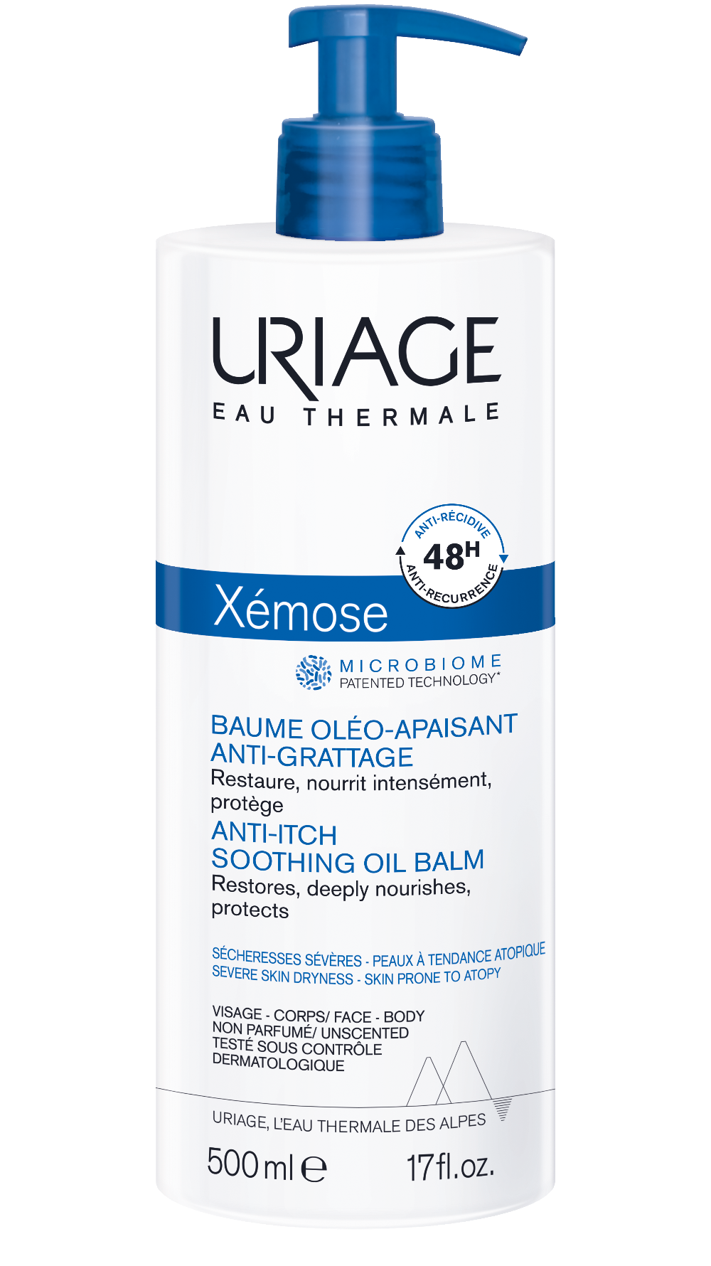 Uriage Xémose Anti Itch Soothing Oil Balm - 500 ml - 0