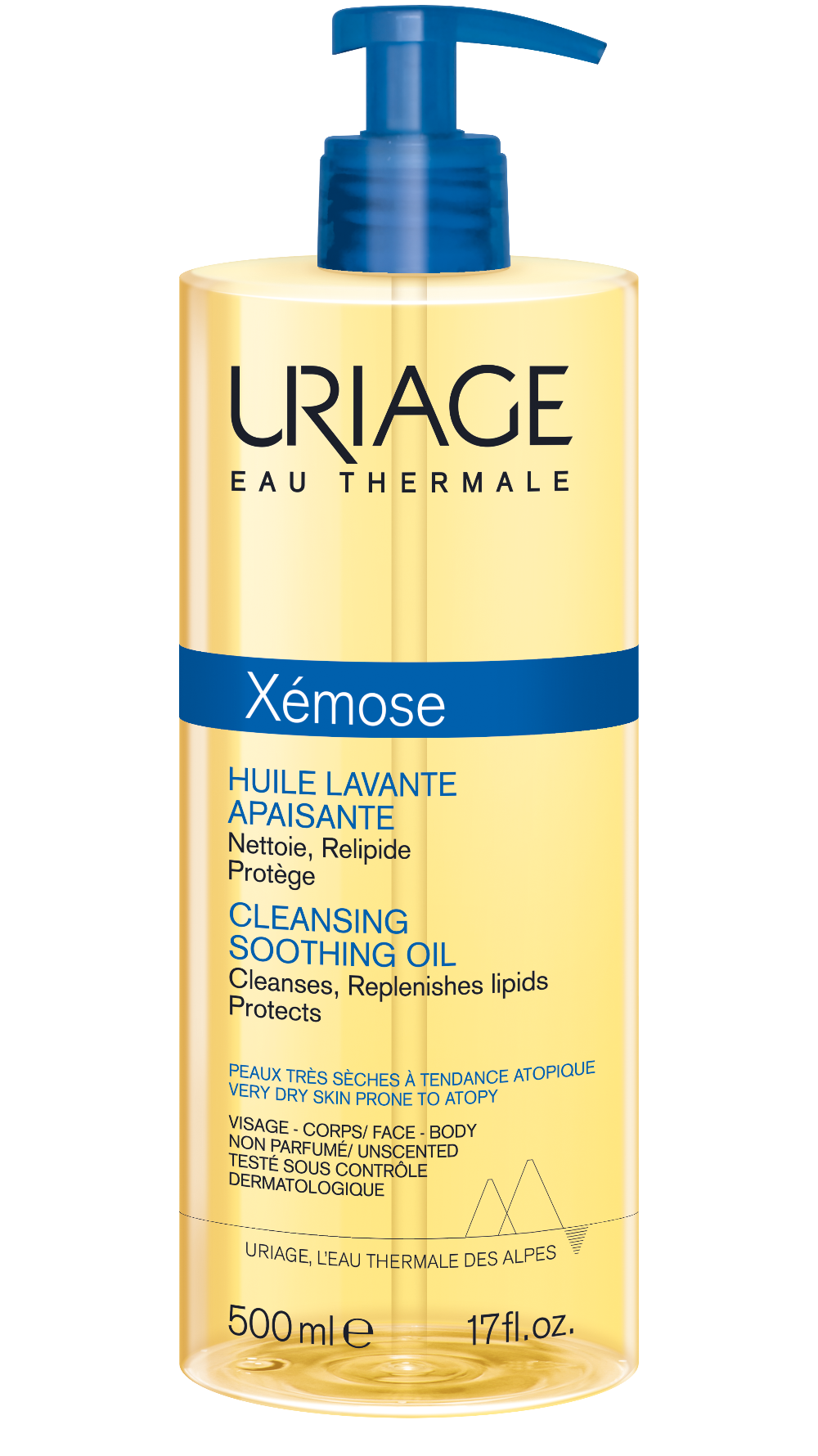 Uriage Cleansing Soothing Oil- 500 ml