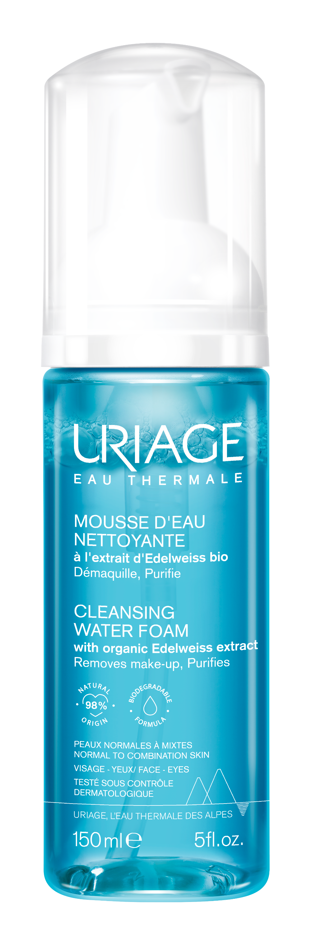 Uriage Cleansing Make-Up Remover Water Foam - 150 ml