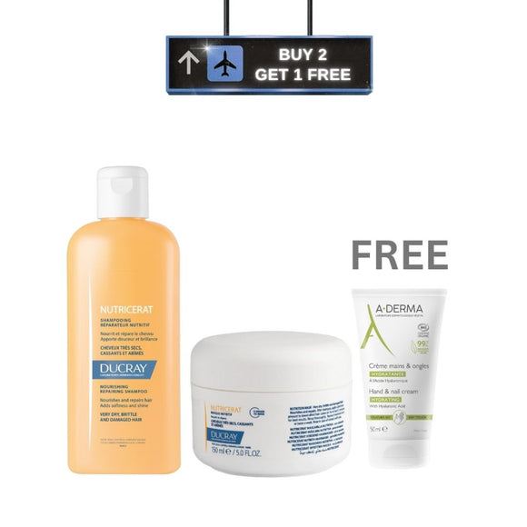 Ducray Nutricerat Shampoo With Mask & A Free Hand Cream