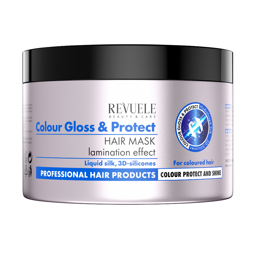 Revuele Professional Hair Products Hair Mask Color Gloss & Protect