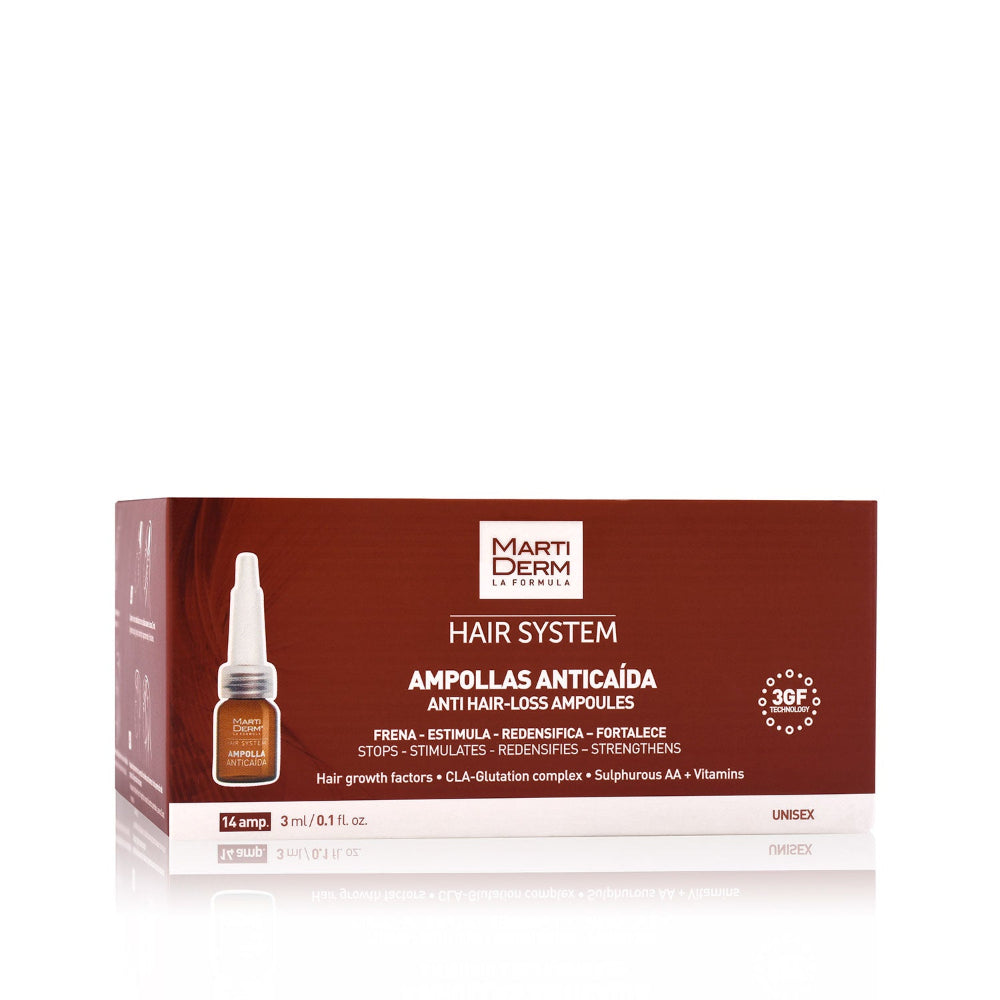 Martiderm Hair System Anti Hair-loss Ampoules - 3 ml*14 Ampoules